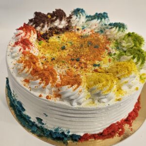 Szivárvány torta (Hippy)