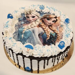 Ostyafotós, cukorlapos torták